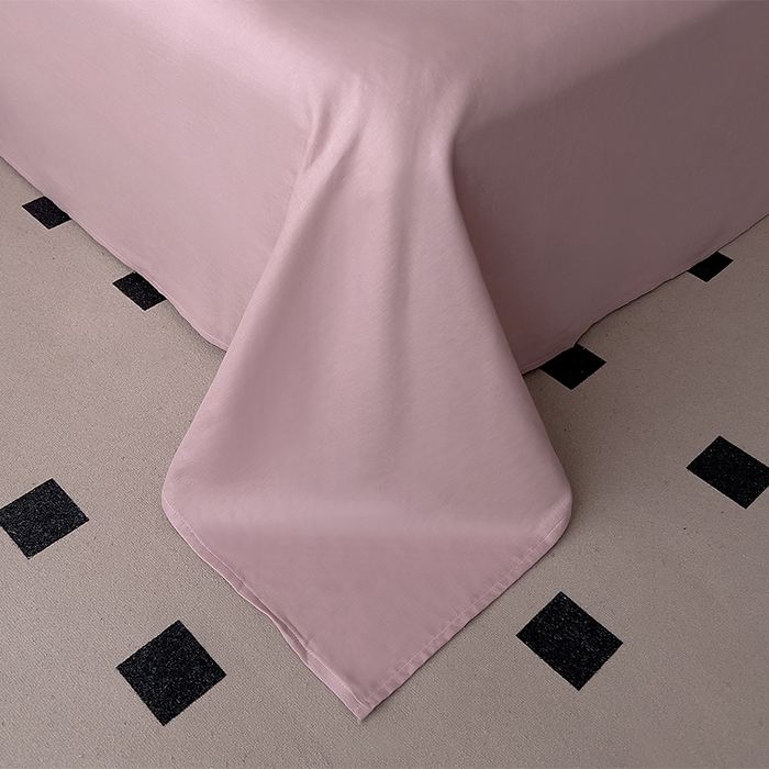 91家纺网 家纺一手货源 找家纺 优品阁  2025新款A类全棉有氧双层纱四件套 安然花语