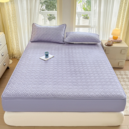 91家纺网 家纺一手货源 找家纺 （总）卡伦家纺 2025新款水洗磨毛夹棉床笠系列