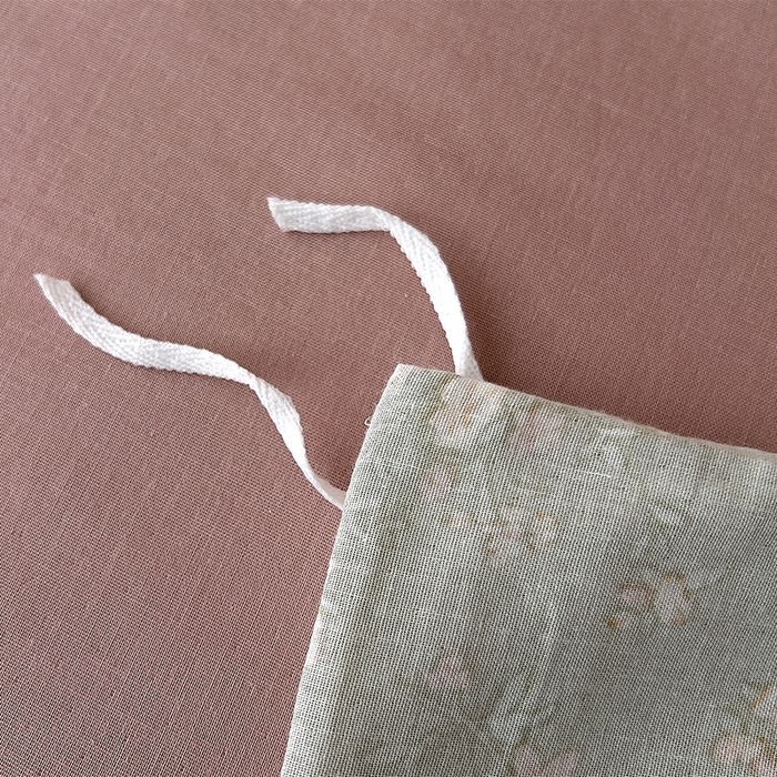 91家纺网 家纺一手货源 找家纺 优品阁  2025新款A类全棉有氧双层纱四件套 浅汐