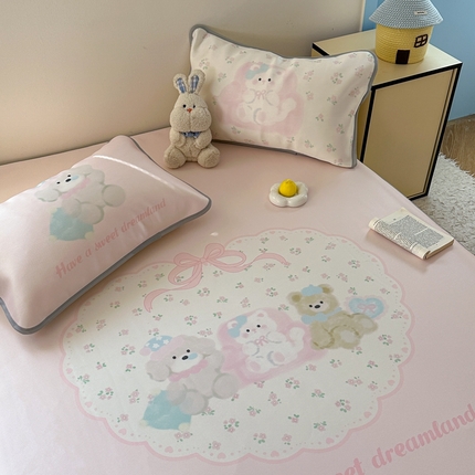 91家纺网 家纺一手货源 找家纺 （总）美乐迪家纺 2025新款碳光凉感冰丝席