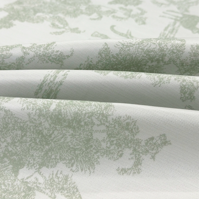 91家纺网 家纺一手货源 找家纺 曲宿家纺 2025新款高分子色织提花软凉席系列 丛林-果绿