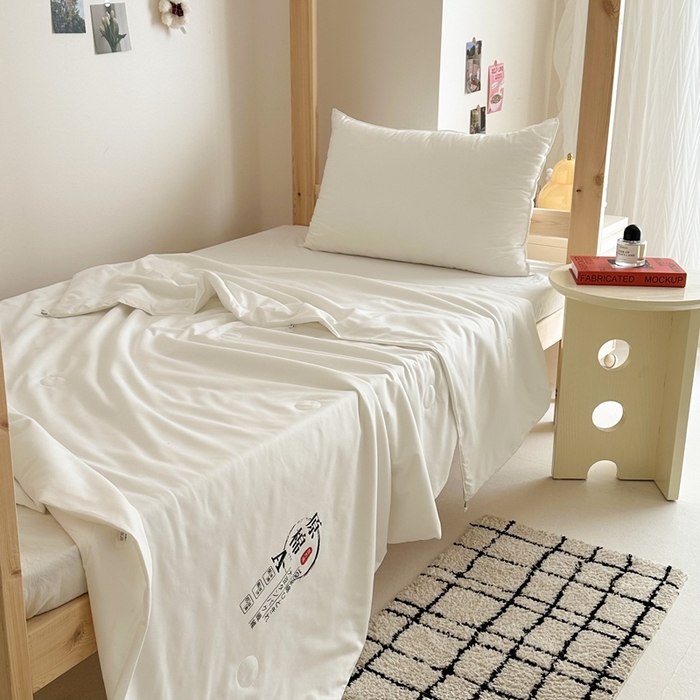 91家纺网 家纺一手货源 找家纺 （总）拔萃 2025新款原棉大豆夏被夏季薄被子单人床上下铺空调被