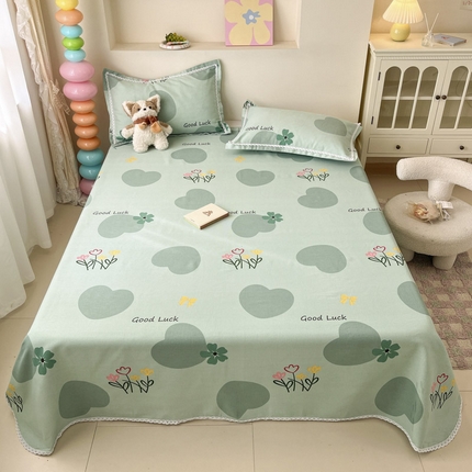 新印象  2025新款花边老粗布床单款床笠款三件套怦然心动