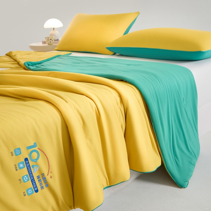 91家纺网 家纺一手货源 找家纺 （总）宝士康家纺 2025春夏新款10A抗菌凉感丝夏被夏凉被空调被