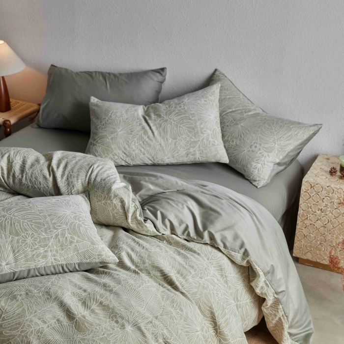 91家纺网 家纺一手货源 找家纺 （总）2025新款全棉纯棉色织提花四件套（艾薇）