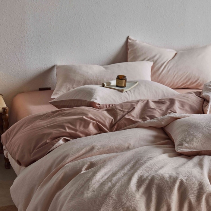 91家纺网 家纺一手货源 找家纺 （总）2025新款全棉纯棉色织提花四件套（艾薇）