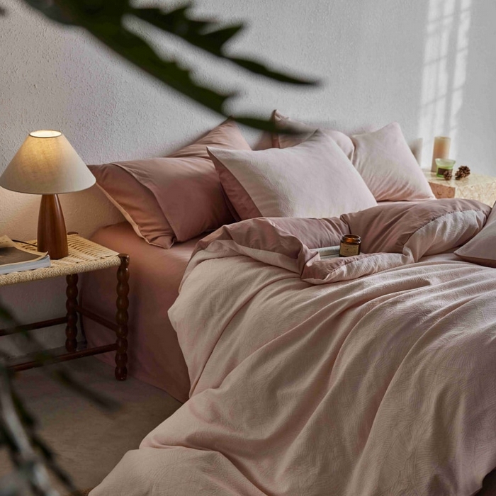 91家纺网 家纺一手货源 找家纺 （总）2025新款全棉纯棉色织提花四件套（艾薇）