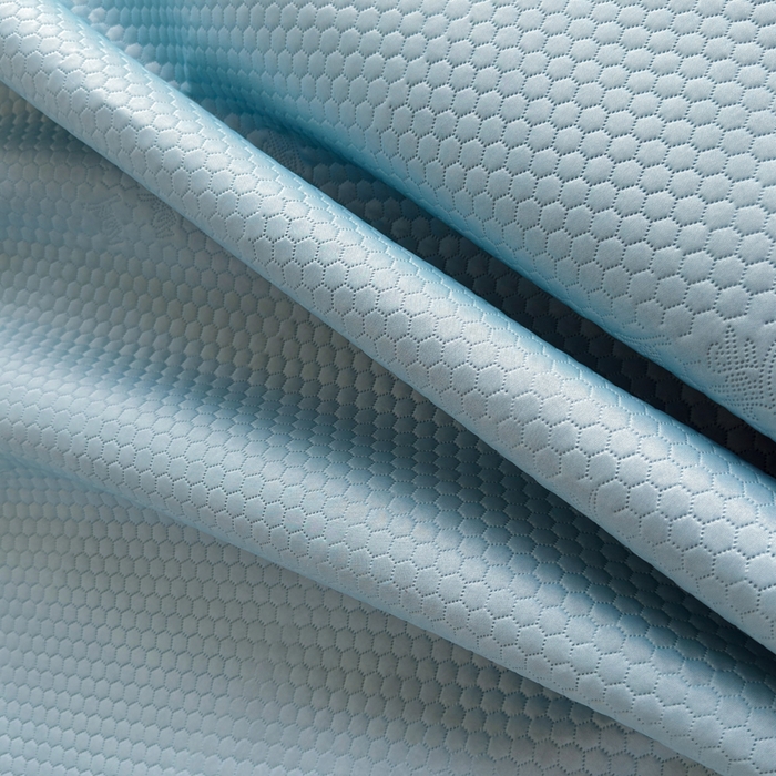 91家纺网 家纺一手货源 找家纺 柏薇 2025春夏新款5D席豆豆床笠款凉席席子 轻奢-蓝