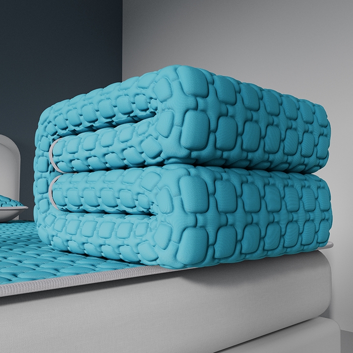 91家纺网 家纺一手货源 找家纺 世纪绒品 2026新款A类凉感小冰川冰丝乳胶凉席床笠加厚12mm 墨绿-床席款