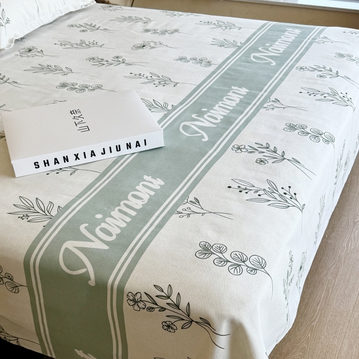 91家纺网 家纺一手货源 找家纺 麦瑞家纺 2025新款老粗布系列单品套件 花意