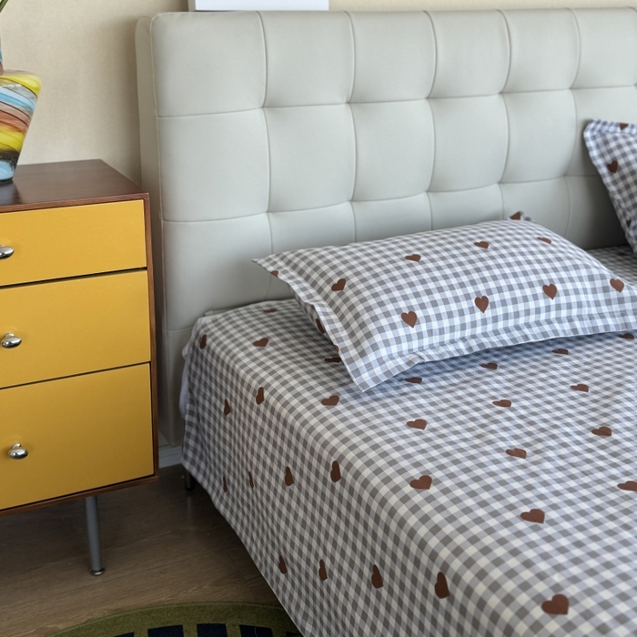 91家纺网 家纺一手货源 找家纺 麦瑞家纺 2025新款老粗布系列单品套件 格语