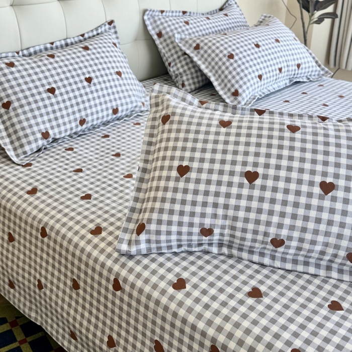 91家纺网 家纺一手货源 找家纺 麦瑞家纺 2025新款老粗布系列单品套件 格语