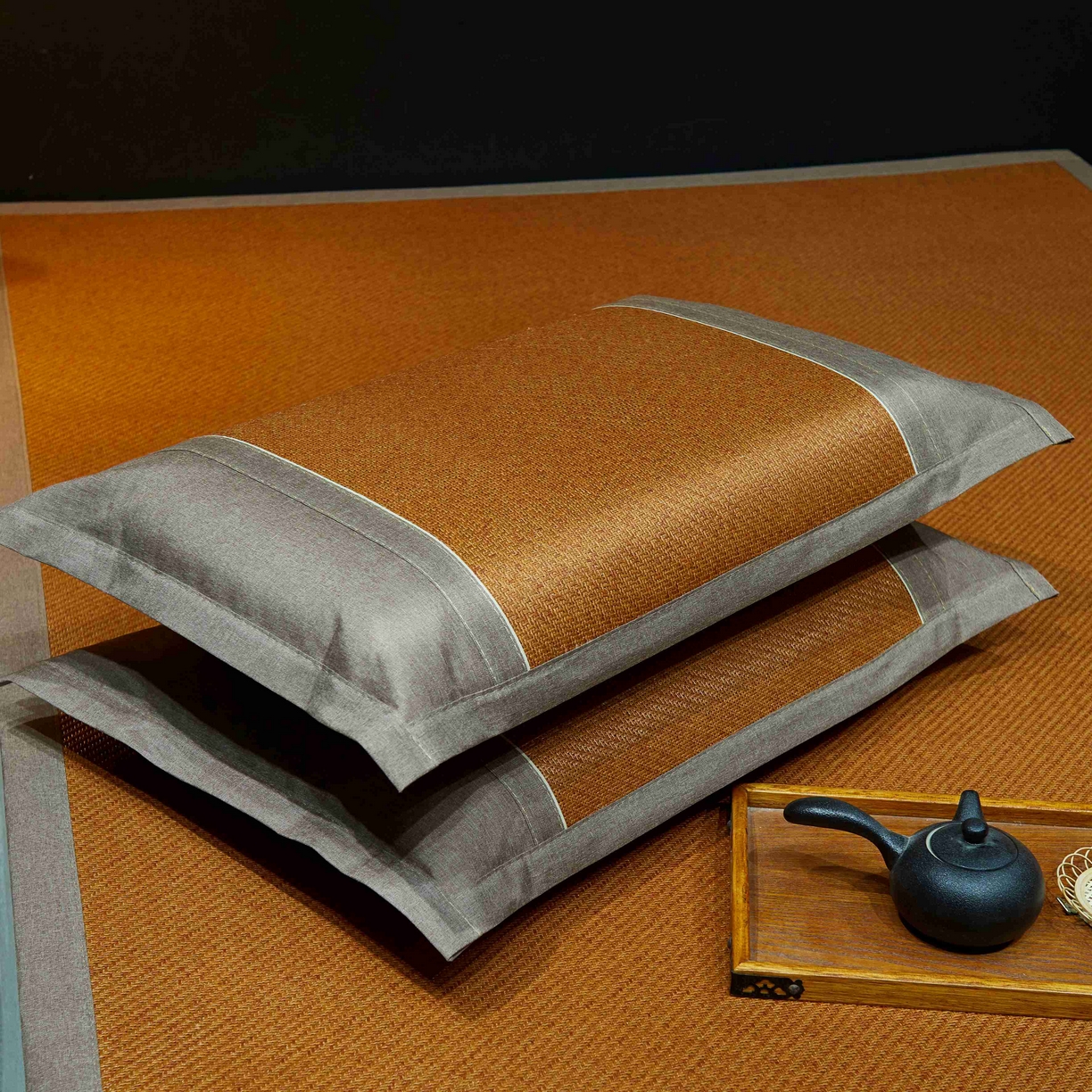 91家纺网 家纺一手货源 找家纺 （总）青雅席业 2025新款双面两用古典印尼藤席子凉席