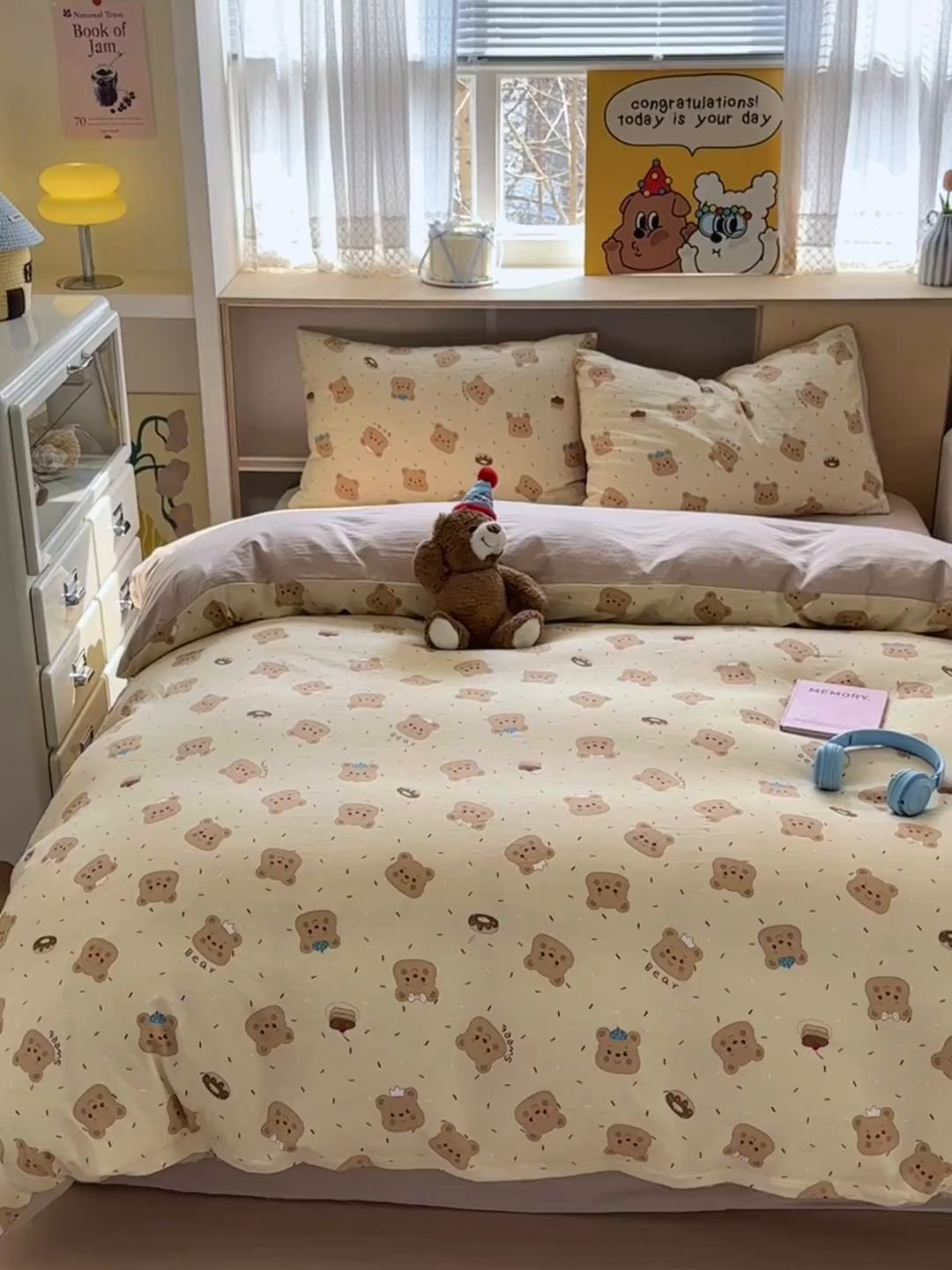 91家纺网 家纺一手货源 找家纺 （总）冕悠家纺 2025新款A类高克重糯叽叽超柔糯水洗棉印花四件套-单被套