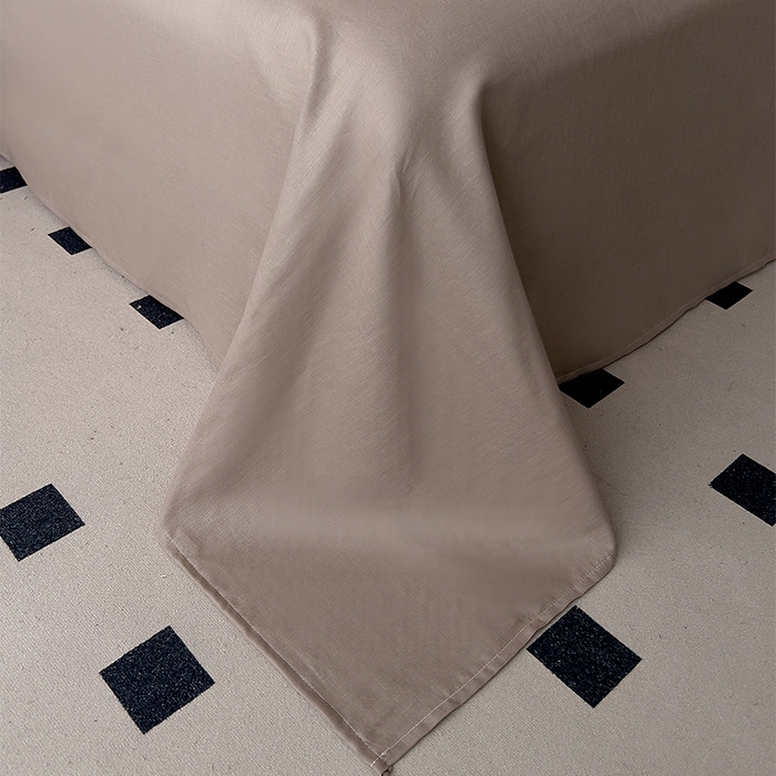 91家纺网 家纺一手货源 找家纺 优品阁  2025新款A类全棉有氧双层纱四件套 布里奥