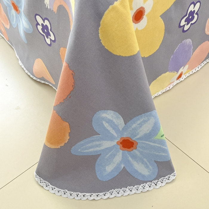 91家纺网 家纺一手货源 找家纺 新印象  2025新款花边老粗布床单款床笠款三件套莫奈花园