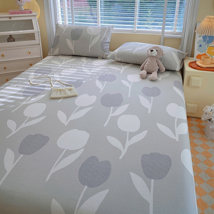 91家纺网 家纺一手货源 找家纺 爱彼家纺 2025新款锦柔老粗布席子凉席床单 人间白茶