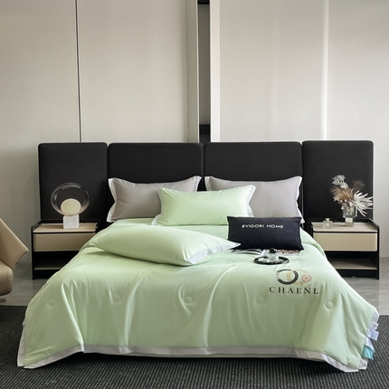 91家纺网 家纺一手货源 找家纺 （总）昊翔家纺 2025新款凉感真丝印花夏被系列