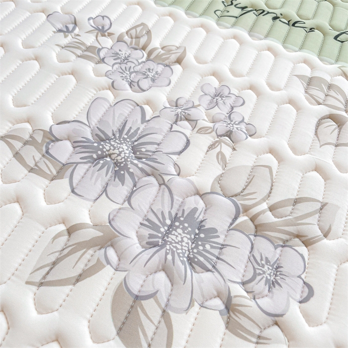 91家纺网 家纺一手货源 找家纺 布卢姆床垫 2025新款5mmA类乳胶凉席床笠套件夏被组合 花艺人间