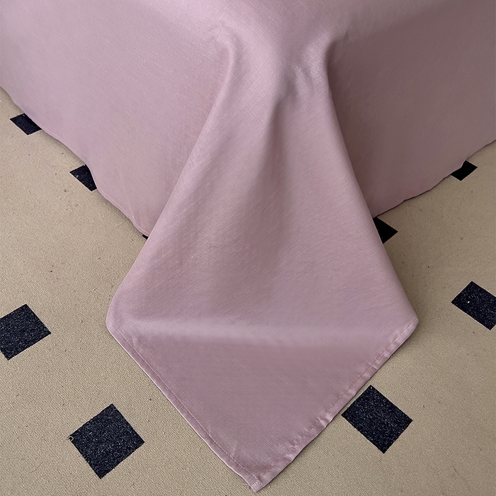 91家纺网 家纺一手货源 找家纺 优品阁  2025新款A类全棉有氧双层纱四件套 花海