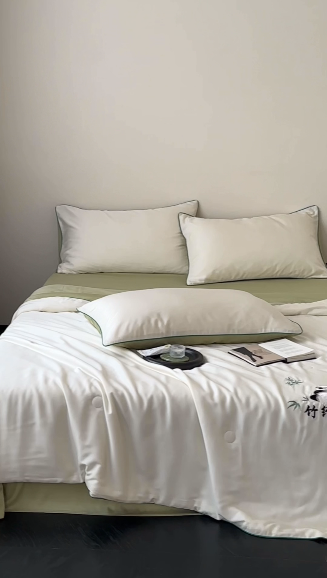 91家纺网 家纺一手货源 找家纺 （总）卡巴伦2025新款A类天竹刺绣蚕蛹蛋白纤维夏被四件套