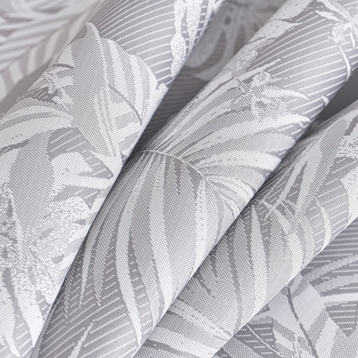 91家纺网 家纺一手货源 找家纺 芯诗曼家纺 2025新款三明治凉感丝提花冰丝席凉席 叶语恋-灰床席款