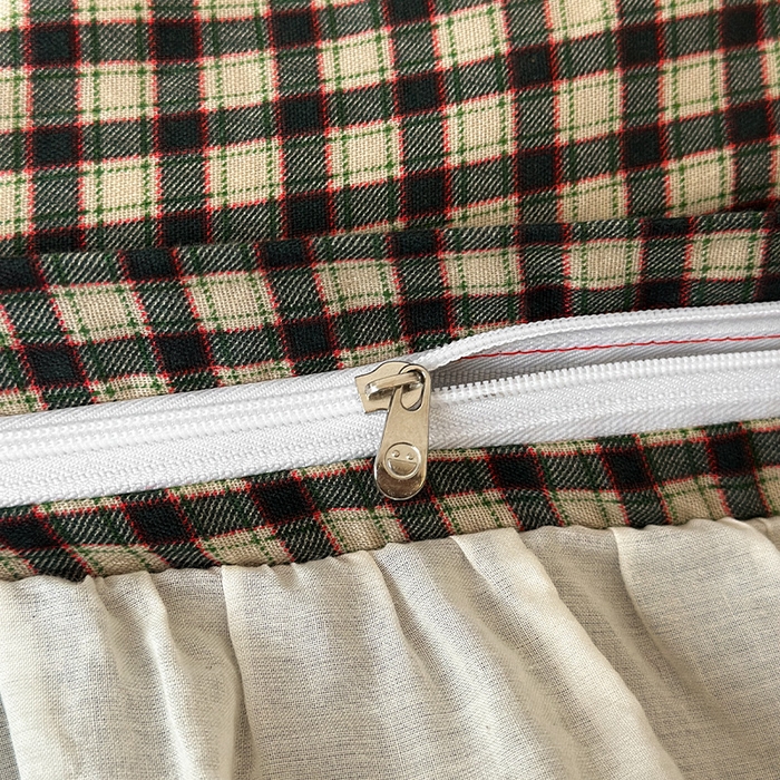 91家纺网 家纺一手货源 找家纺 蓝邻家纺 2025春夏新款全棉纯棉复古双层纱花边织带款四件套 玛德琳-绿