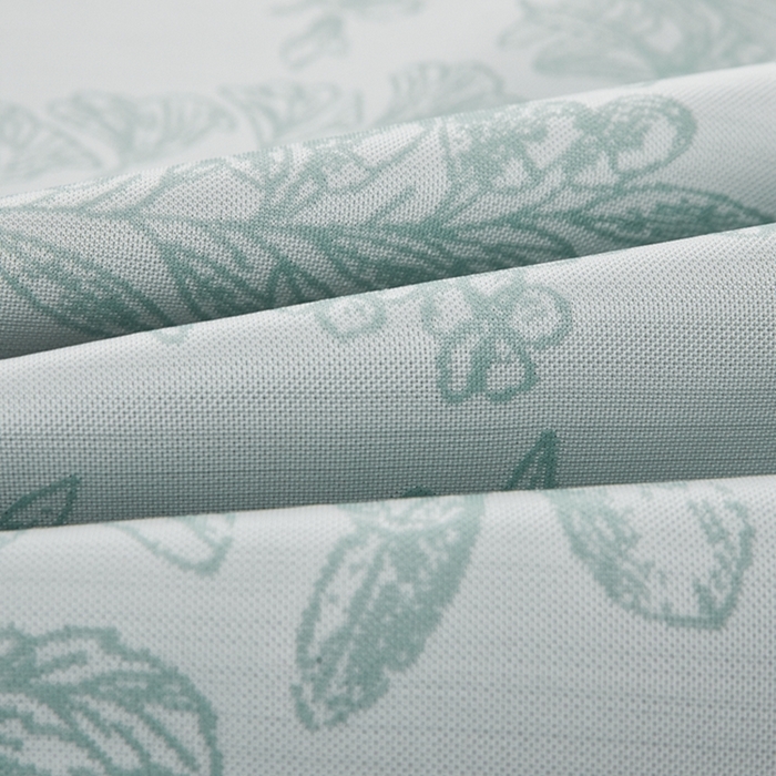 91家纺网 家纺一手货源 找家纺 曲宿家纺 2025新款高分子色织提花软凉席系列 葱郁-湖蓝