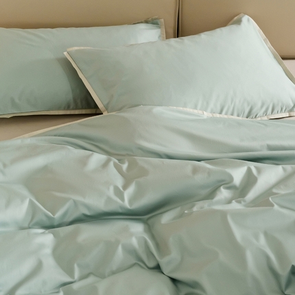 2025新款长绒棉缺角工艺单品系列单被套 初春夏田