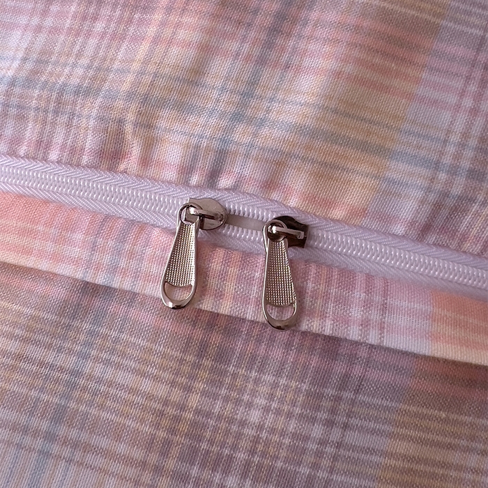 91家纺网 家纺一手货源 找家纺 优品阁  2025新款A类全棉有氧双层纱四件套 彩蝶飞飞