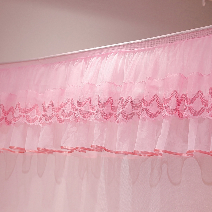 91家纺网 家纺一手货源 找家纺 （总）夏彩 2025新款U型三开门外穿坐床蚊帐系列-货号88538/88539