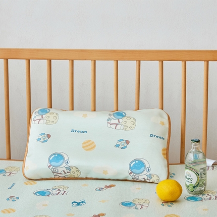 91家纺网 家纺一手货源 找家纺 （总）嗨生活 2025新款600D冰丝枕套 儿童枕套 幼儿园枕套