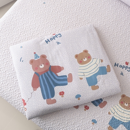 91家纺网 家纺一手货源 找家纺 丫丫家纺 2025新款直播热款60天丝夏被大版卡通天丝棉夏凉被空调被被子被芯 俏皮熊