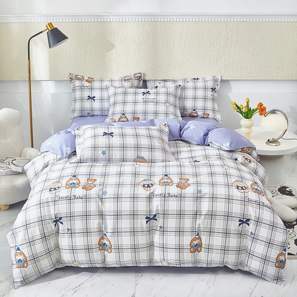 91家纺网 家纺一手货源 找家纺 （总）约素 2025新款12868全棉单被套新花型