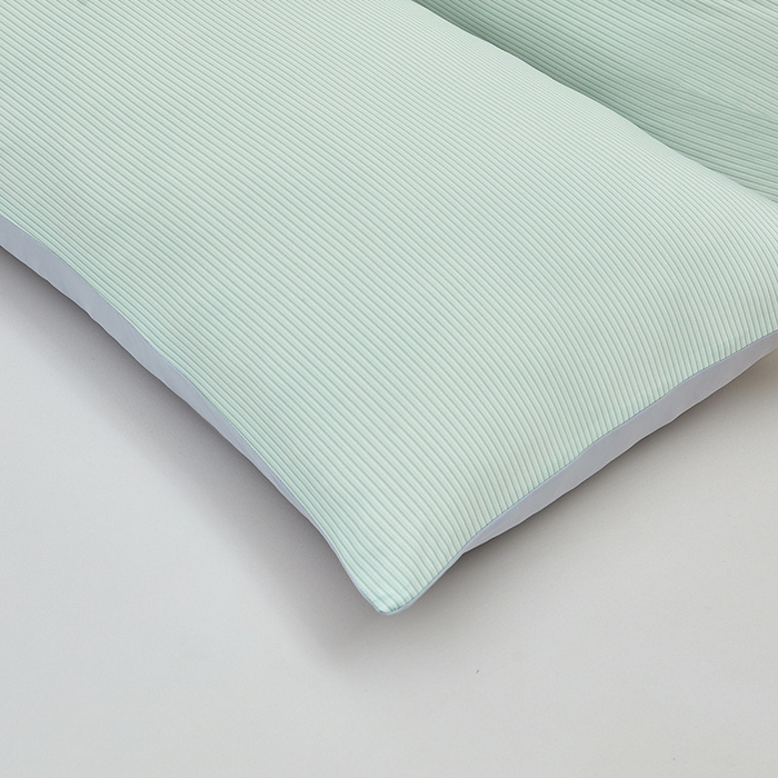 91家纺网 家纺一手货源 找家纺 金喜 2025新款A类高克重冰丝夏被云母凉感夏凉被子（10%氨纶） 云母绿