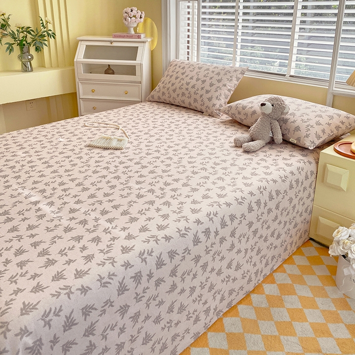 91家纺网 家纺一手货源 找家纺 爱彼家纺 2025新款锦柔老粗布席子凉席床单 漫花