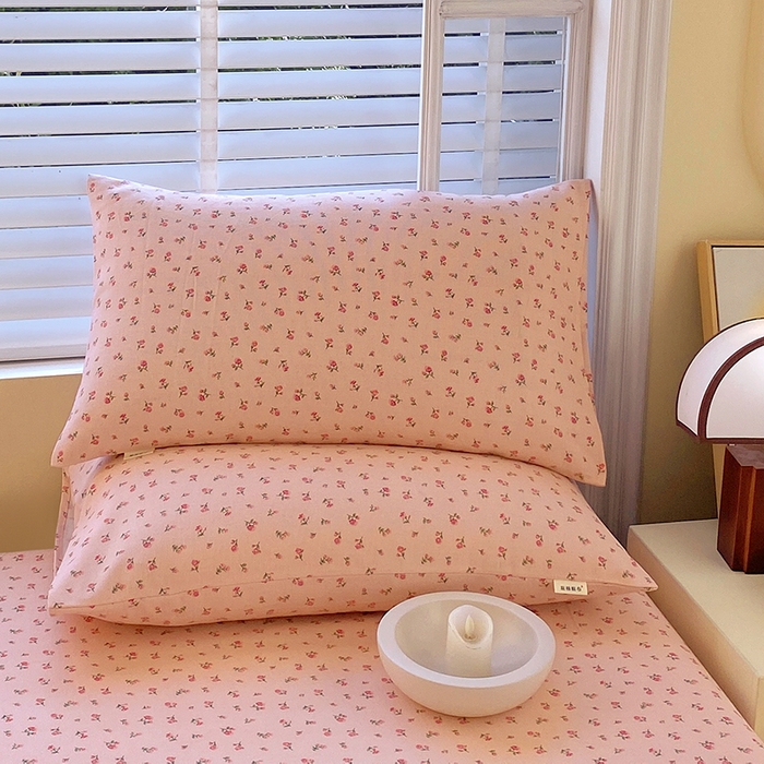 91家纺网 家纺一手货源 找家纺 爱彼家纺 2025新款锦柔老粗布席子凉席床单 玫瑰花园