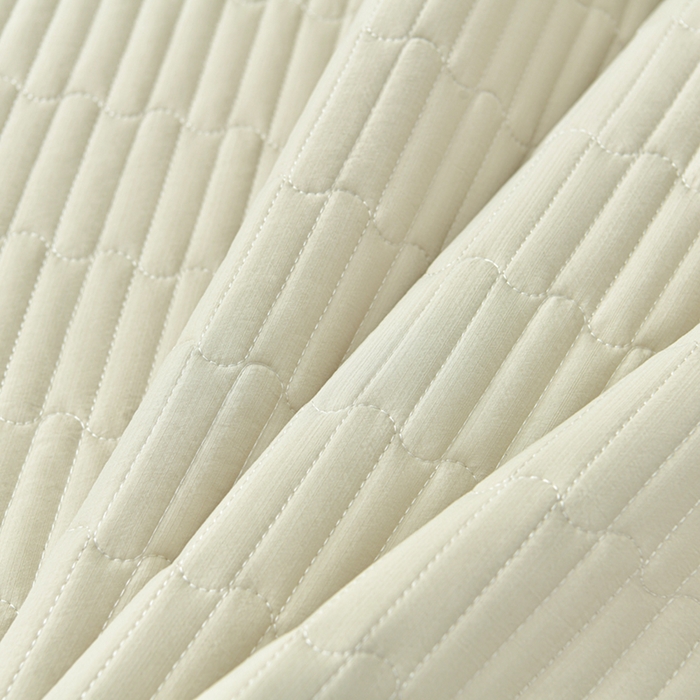 91家纺网 家纺一手货源 找家纺 星窝家纺 2025新款水洗棉花边床裙式多功能床盖三件套 经典豆绿