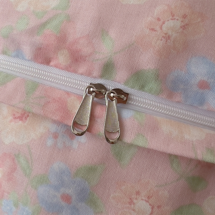 91家纺网 家纺一手货源 找家纺 优品阁  2025新款A类全棉有氧双层纱四件套 余香