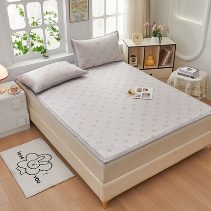 91家纺网 家纺一手货源 找家纺 （总）曲宿家纺 2025新款A类高分子色织提花软凉席系列