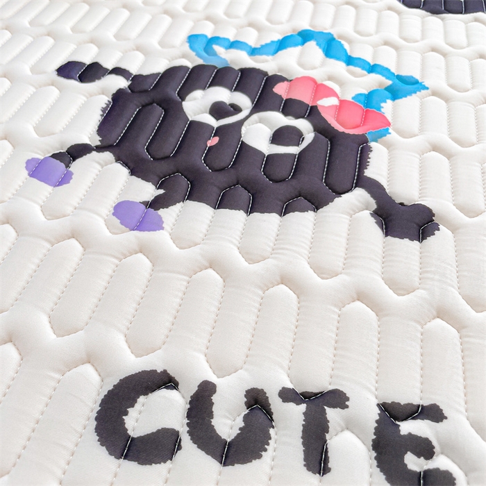 91家纺网 家纺一手货源 找家纺 布卢姆床垫 2025新款5mmA类乳胶凉席床笠套件夏被组合 可爱煤球