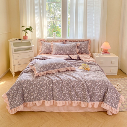 欧尚 2025新款ins风夏被四件套 夏花