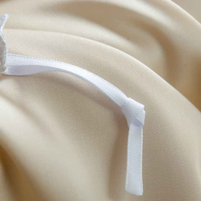 91家纺网 家纺一手货源 找家纺 云栖家居 202560支兰精天丝纯拼色四件套 香槟银灰