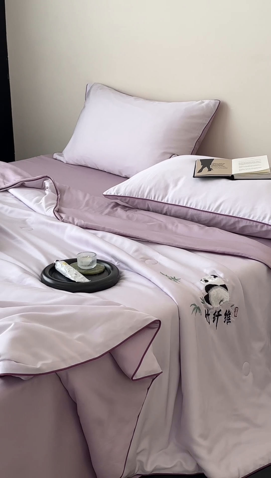 91家纺网 家纺一手货源 找家纺 （总）卡巴伦2025新款A类天竹刺绣蚕蛹蛋白纤维夏被四件套