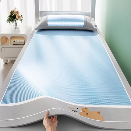 91家纺网 家纺一手货源 找家纺 （总）川悦生活 2025新款纯色凉感冰丝席-小床