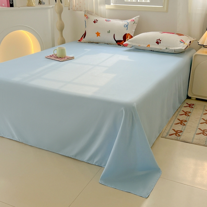 91家纺网 家纺一手货源 找家纺 悦织湾家纺 2025新款亲肤芦荟棉四件套轻奢印花磨毛床上用品亲肤棉四件套 腊肠派对