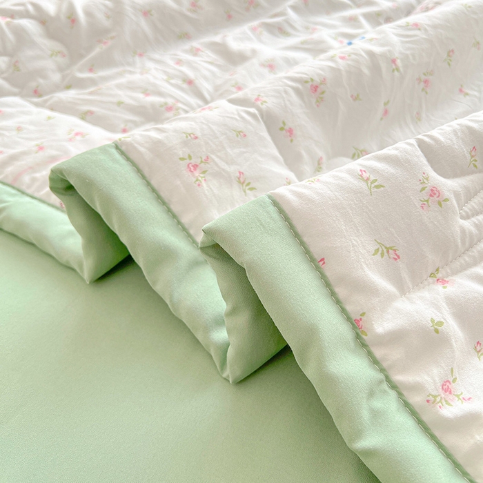 91家纺网 家纺一手货源 找家纺 西域种棉人·千百笠 2025新款A类新疆棉花夏凉被加宽包边水洗棉卡通印花吸湿透气棉花夏被空调被 凌香 招财猫