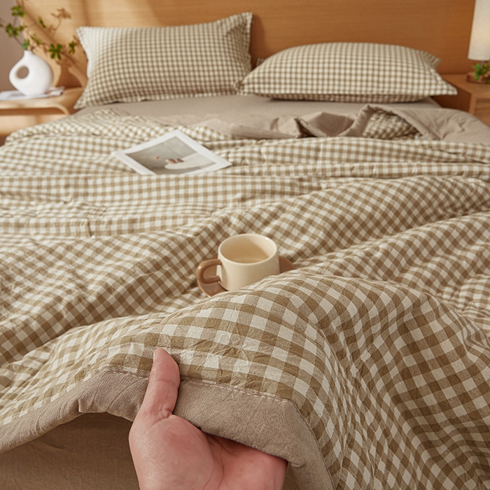 91家纺网 家纺一手货源 找家纺 （总）西域种棉人·千百笠 2025新款A类100%新疆棉花夏凉被纯棉全棉填充原棉空调被手工宽边水洗棉夏被