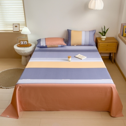 91家纺网 家纺一手货源 找家纺 （总）义博家纺 2025新款原棉老粗布床单凉席