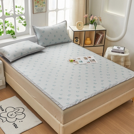 91家纺网 家纺一手货源 找家纺 （总）曲宿家纺 2025新款A类高分子色织提花软凉席系列